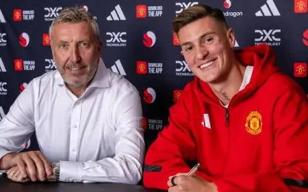 مانشستر يونايتد يعلن تعاقده مع سيسكو جوهرة لايبزيج الألماني