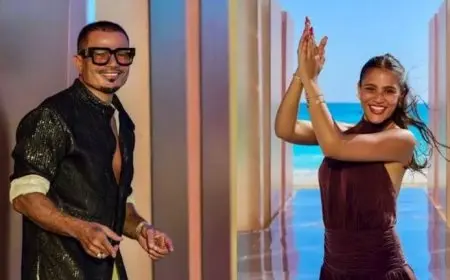 جانا مع كنزي وعمرو دياب يستمتعون بإجازة الصيف – صورة