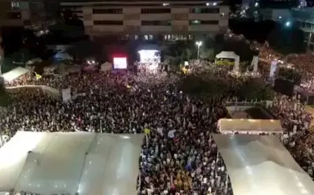 اشتباكات بين الشرطة ومتظاهرين في تل أبيب احتجاجا على قرار احتلال غزة |فيديو