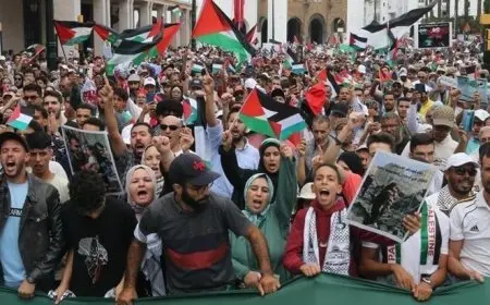 المغرب.. وقفة بأكادير دعما لفلسطين ورفضا للتجويع الإسرائيلي في غزة