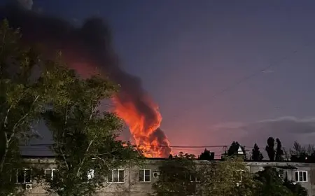 طائرات مسيرة أوكرانية تهاجم مصفاة نفطية في مدينة ساراتوف الروسية