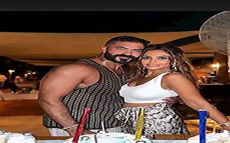 بالصور| زوجة خالد سليم تحتفل بعيد ميلادها وتوجه له رسالة رومانسية