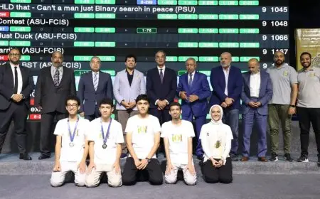 وزيرا الاتصالات والشباب والرياضة يشهدان حفل ختام المسابقة المصرية للبرمجة لشباب الجامعات ECPC