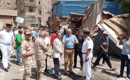 محافظ القليوبية يوجه بوضع خطة شاملة لتأمين نطاق حريق شبرا الخيمة