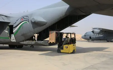 بحمولة 93 طنا.. الأردن ينفذ إنزالات جوية جديدة للمساعدات على غزة بمشاركة دولية