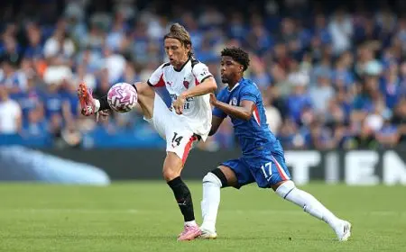 الظهور الأول لمودريتش.. تشيلسي يكتسح ميلان 4-1 وديا