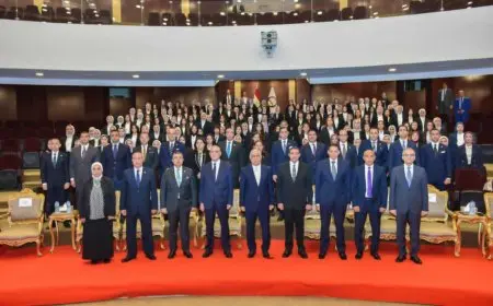 النائب العام يلتقي أول دفعة من السيدات المرشحات للعمل معاونات بالنيابة العامة