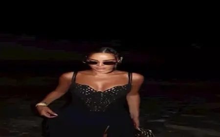 صور | بسمة بوسيل بفستان جريء ونظارة شمس بالليل.. والجمهور يعلق