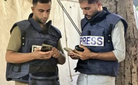 بعد استشهاد أنس الشريف ومحمد قريقع.. خالد البلشي: استهداف ناقلي الحقيقة مازال مستمرا