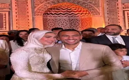 زوجة أحمد الجندي تحتفل بمرور عام على تتويجه بالميدالية الذهبية بأولمبياد باريس