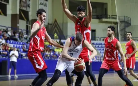 فيبا تضع مباراتي مصر ضمن أبرز 10 مواجهات في مجموعات الأفروباسكت