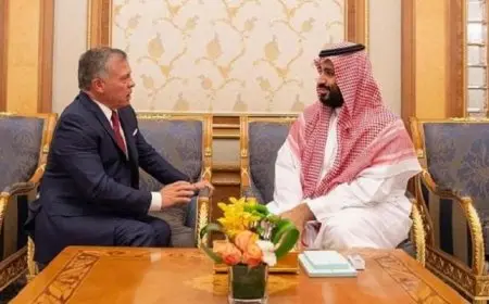 العاهل الأردني يتوجه إلى السعودية للقاء ولي العهد محمد بن سلمان