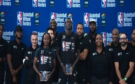 NBA وFIBA يطلقان أول معسكر تاريخي لكرة السلة بشرق إفريقيا
