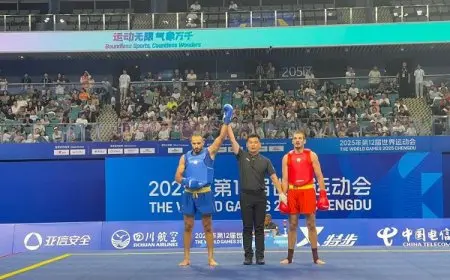 إنجاز تاريخي.. الحسيني وهدان في نهائي منافسات الكونغ فو بدورة الألعاب العالمية