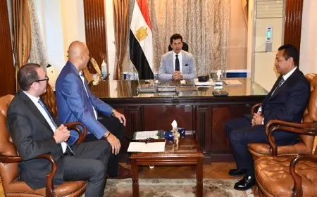 وزير الرياضة يلتقي القائم بأعمال رئيس نادي الاتحاد السكندري