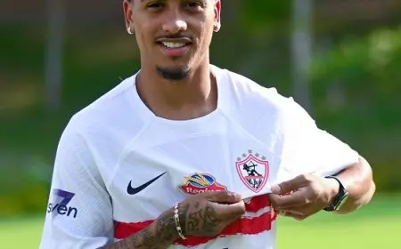 الزمالك يستقبل نجمه البرازيلي بممر شرفي