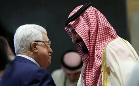 محمود عباس ومحمد بن سلمان يبحثان هاتفيا تطورات القضية الفلسطينية