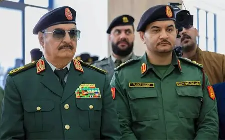 المشير خليفة حفتر يعين نجله صدام نائبا له