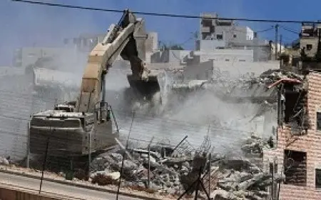 إسرائيل تهدم منزلا فلسطينيا وسط الضفة بدعوى البناء دون ترخيص