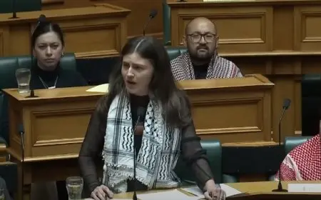 فيديو.. خلافات حادة في البرلمان النيوزيلندي حول الاعتراف بفلسطين تنتهي بطرد نائبة