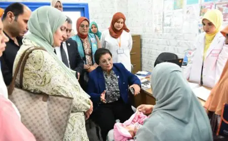 ‎نائب وزير الصحة تتفقد مركز طب الأسرة بالأبعادية الجديدة وتوصي بتوفير كراسي انتظار للمترددين