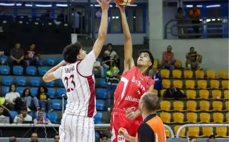 منتخب الناشئين يفوز على قطر في البطولة العربية لكرة السلة