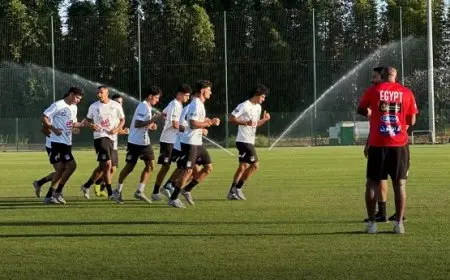 منتخب الشباب يختتم تدريباته لمواجهة المغرب وديا