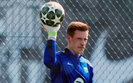 برشلونة ينتظر قرار رابطة الدوري الإسباني بخصوص إصابة تيرشتيجن