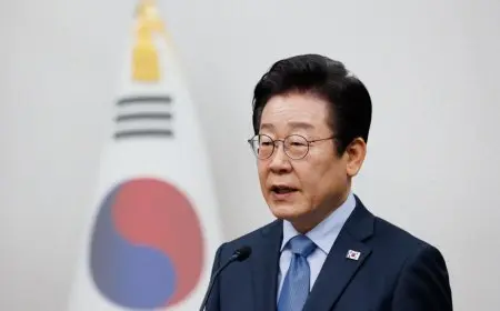 رئيس كوريا الجنوبية يلتقي رئيس وزراء اليابان قبيل قمة مع ترامب