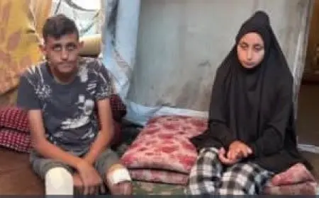 شقيقان مبتورا الأطراف بغزة: نتناوب على كرسي متحرك ونحتاج لعلاج