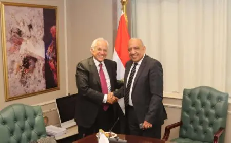 وزير الكهرباء يلتقي رئيس شركة كوبولوزيس لبحث تنفيذ مشروع الربط الكهربائي بين مصر واليونان
