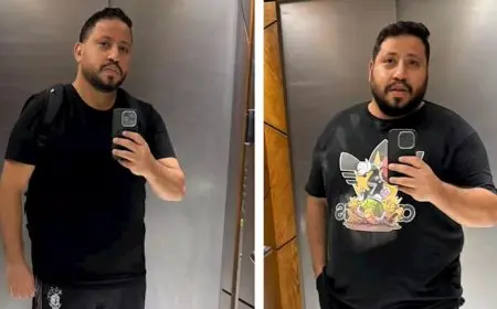 زوج شيماء سيف يفاجئ جمهوره بخسارة وزن كبيرة (صورة)