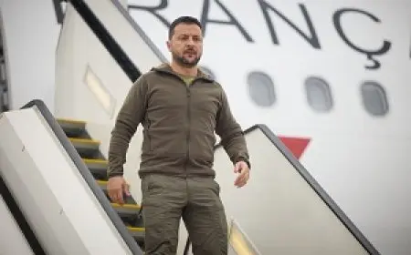 زيلينسكي يصل إلى برلين لإجراء مباحثات عبر تقنية الفيديو مع حلفائه الأوروبيين وترامب