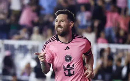 ميسي يعود لتدريبات إنتر ميامي بعد التعافي من الإصابة