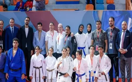 49 ميدالية لأبطال المشروع القومي للموهبة في البطولة العربية للجودو
