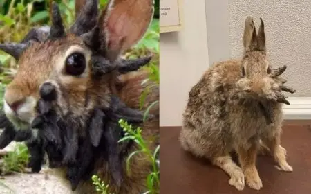 أرانب بقرون تثير الجدل في ولاية كولورادو الأمريكية