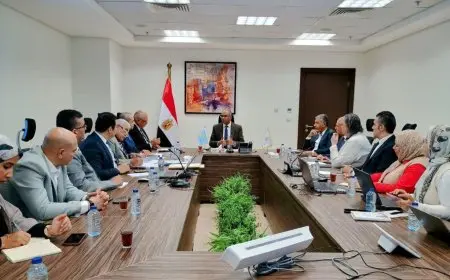 نائب وزير الإسكان يترأس اجتماع اللجنة التوجيهية لمشروع المساندة الفنية التحضيرية لإدارة الحمأة في مصر