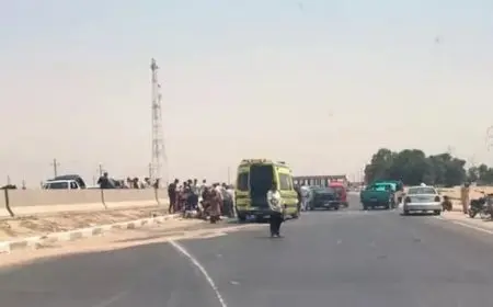 معظمهم فتيات وأطفال.. ارتفاع ضحايا حادث عمال الإسماعيلية إلى وفاة و20 مصابا