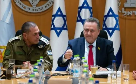 كاتس وزامير يبحثان «مبادئ خطة احتلال غزة»