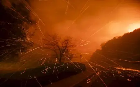 أمريكا: تقدم في السيطرة على حريق بطول طريق سريع بلوس أنجلوس