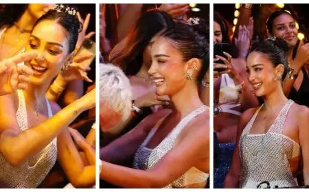 20 صورة- بسمة بوسيل ترقص وتغني في حفل الدي جي الإيطالي مو بلاك