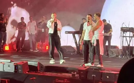 واما يحتفل بعيد ميلاد تامر حسني على مسرح رأس الحكمة