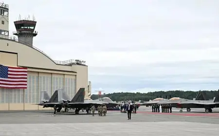 مقاتلات تعترض الطائرات الروسية في أوكرانيا تستقبل بوتين في ألاسكا