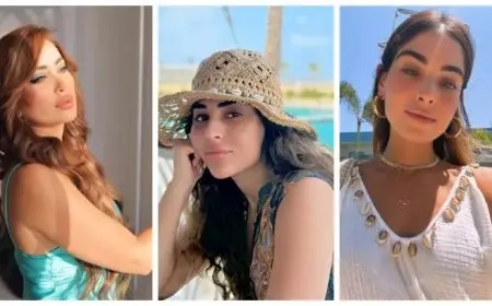 جريئة ومُبهجة.. بالصور أجمل إطلالات النجمات في المصيف