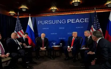 بوتين يفتتح المؤتمر الصحفي في قمة ألاسكا