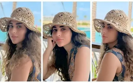 جلسة تصوير على البحر..آيتن عامر تخطف الأنظار في مراسي والجمهور يعلق