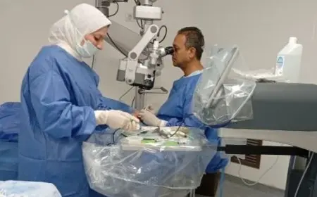 مستشفى نجع حمادي العام ينجح في إجراء 20 عملية لإزالة المياه البيضاء خلال يوم