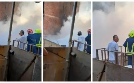 الحماية المدنية تكافح حريق مخزن ببولاق أبو العلا وإخلاء العقارات المجاورة (فيديو وصور)