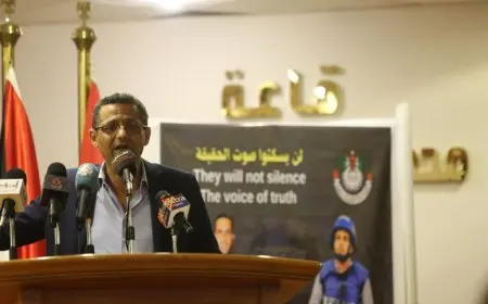 خالد البلشي: 238 صحفيا فلسطينيا استشهدوا حتى الآن.. ويجب وقف الإبادة بالقتل والتجويع