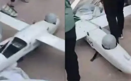 سقوط مسيرة إسرائيلية تكتيكية متقدمة في غزة.. والحادث قيد التحقيق